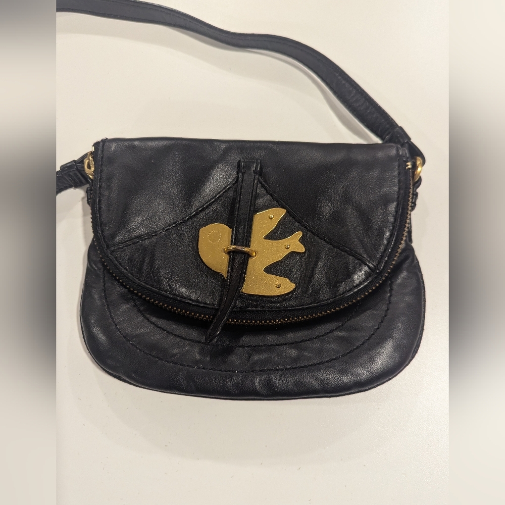 Marc by Mar Jacobs Black 100% Cow Leather Crossbody Handbag Purse